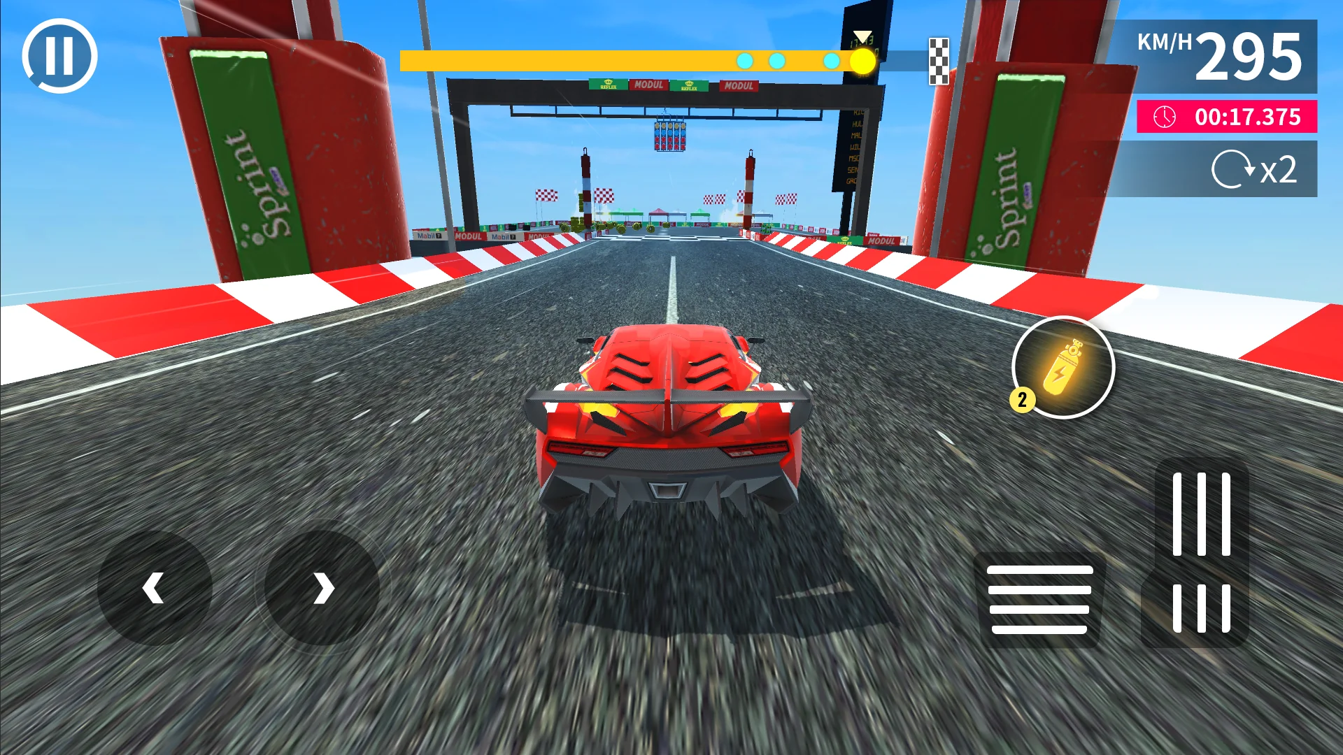 Captura de tela de extreme car race master games 5