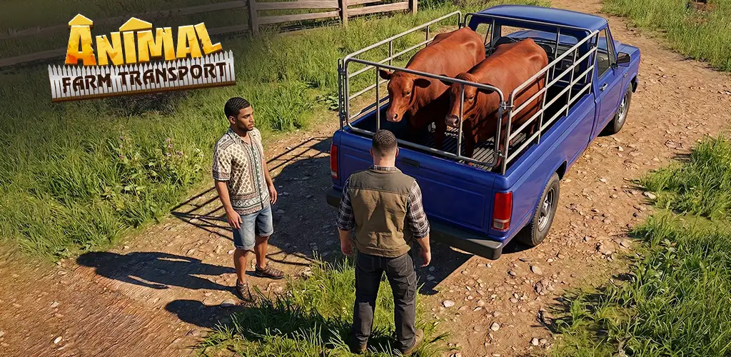 Farm Animal Cargo Truck Games игра обложка для Android