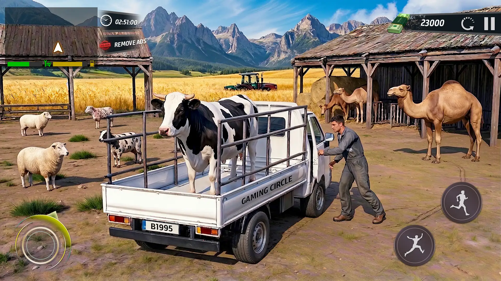 Farm Animal Cargo Truck Games скриншот 2