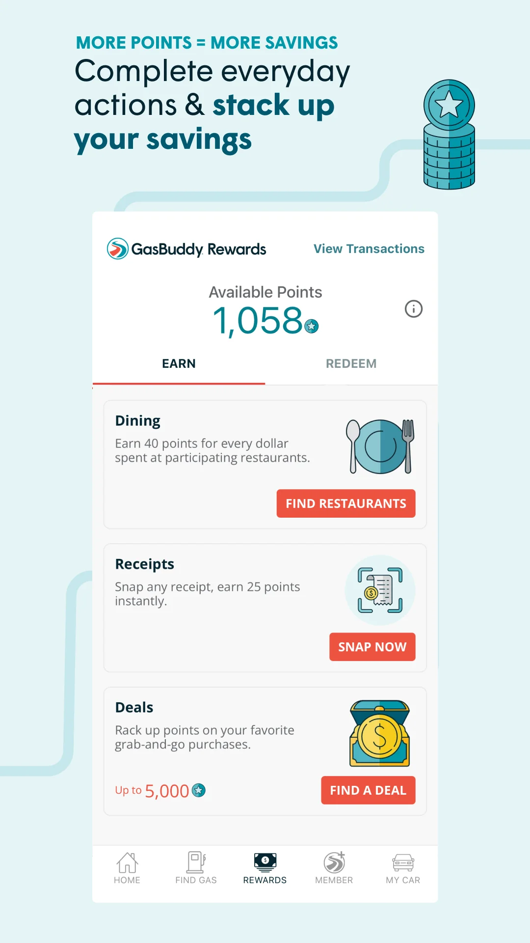 Capture d\'écran 4 de GasBuddy: Find & Pay for Gas