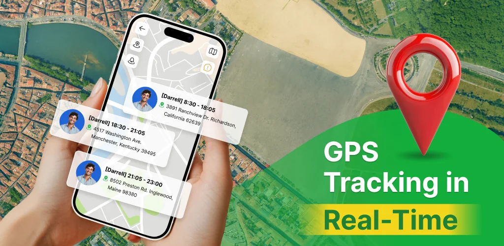 تتبع الموقع GPS والهاتف برنامج غلاف فني للأندرويد