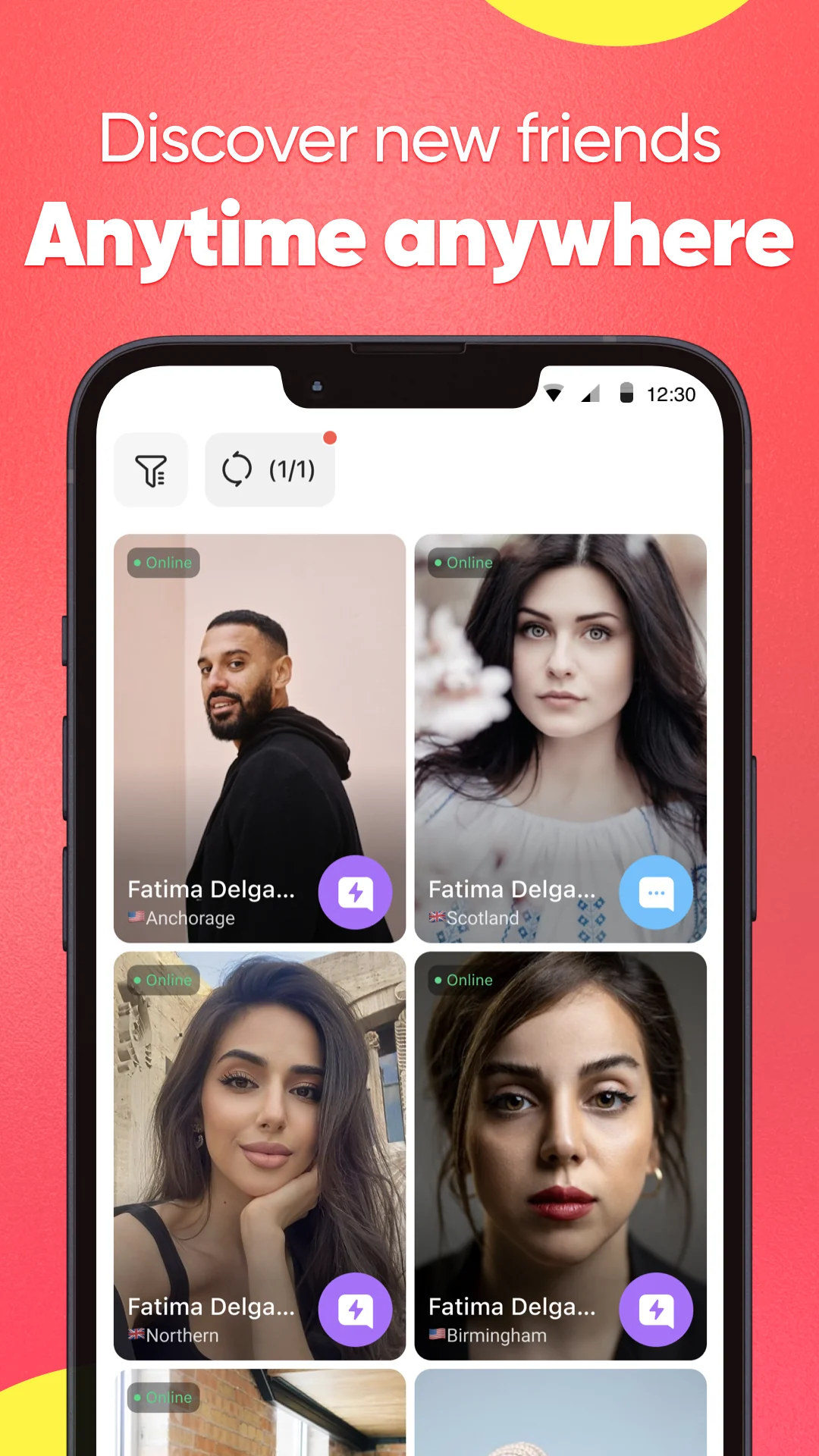 HOLLA - Video Call скриншот 2