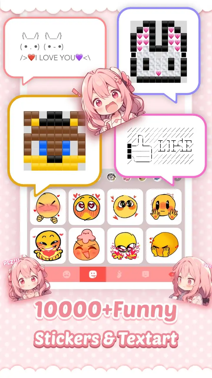 Pink Cute Hippo Theme screenshot 6