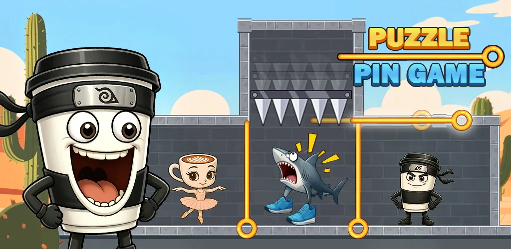 Pull Pin Save-Relaxing Puzzle खेल Android के लिए कवर आर्ट