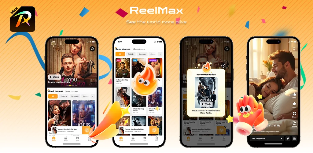ReelMax अनुप्रयोग Android के लिए कवर आर्ट