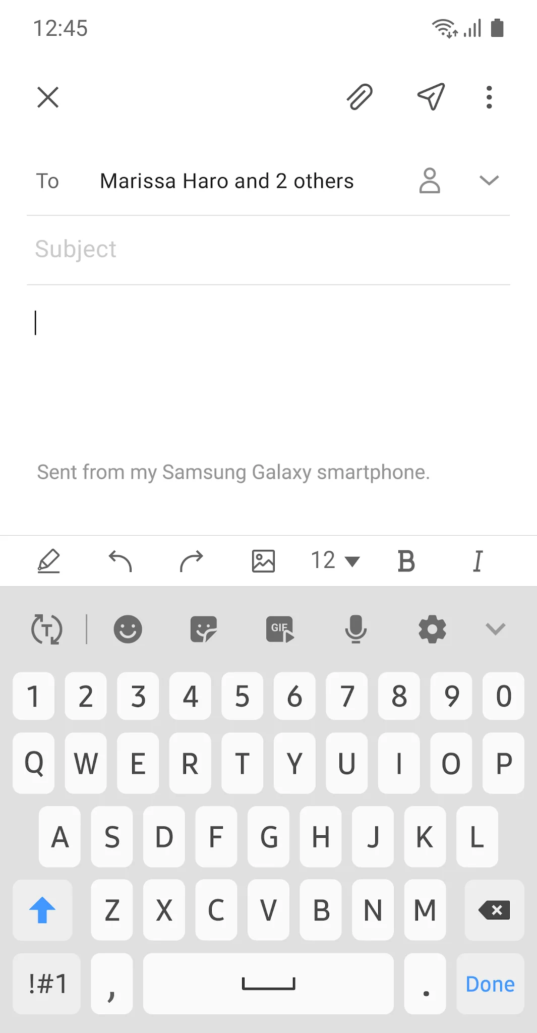Samsung Email 截图 4