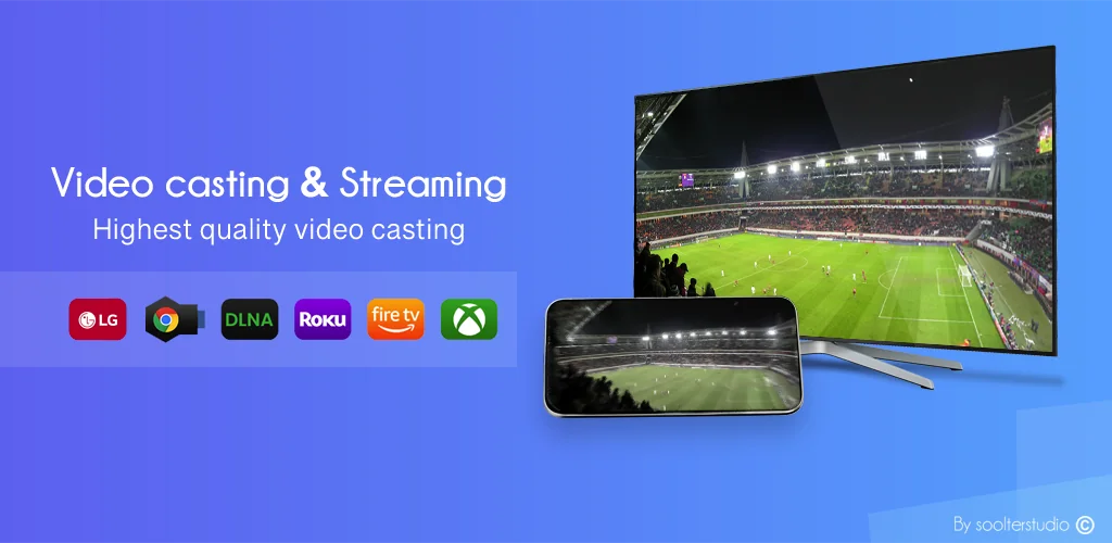 Screen Mirroring - TV Miracast приложение обложка для Android