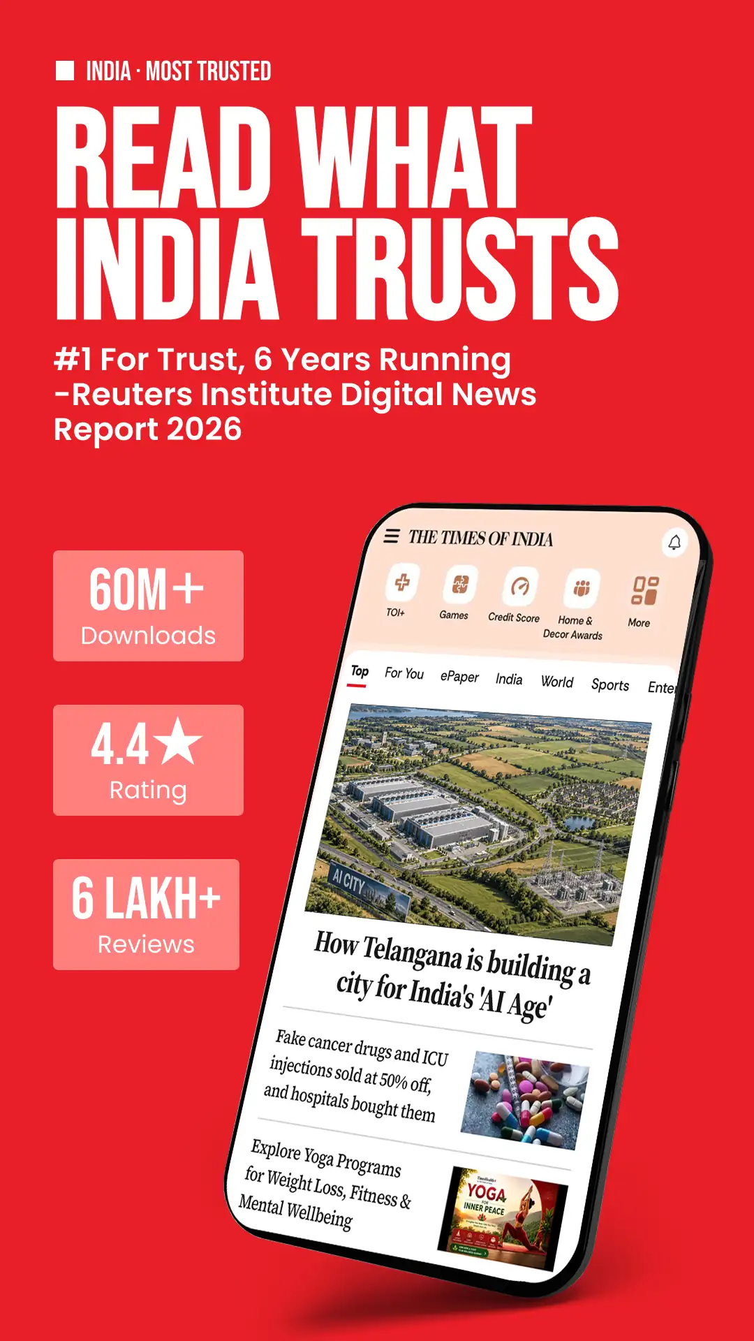 TOI Breaking News App & ePaper ekran görüntüsü 1