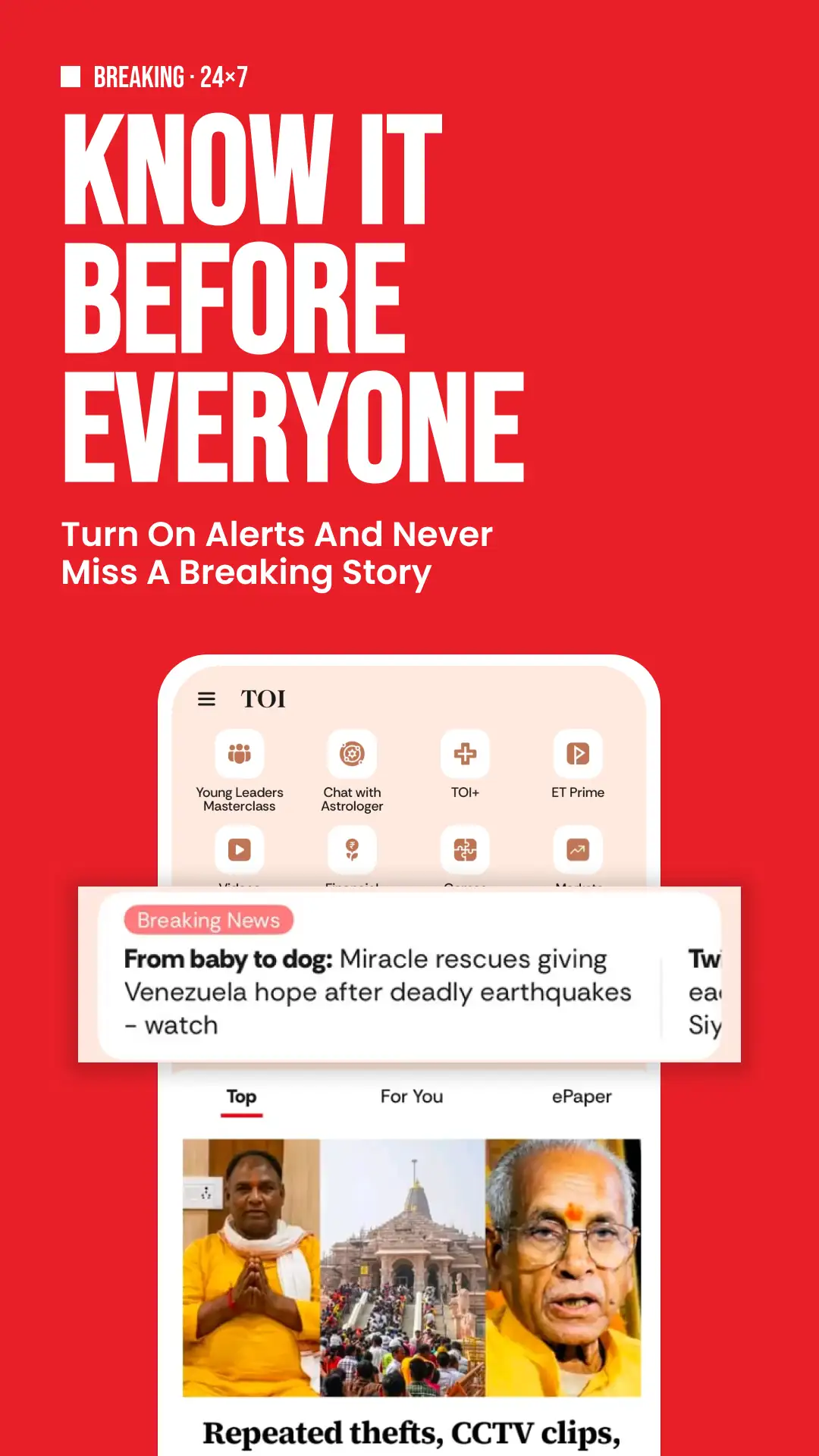 TOI Breaking News App & ePaper ekran görüntüsü 3