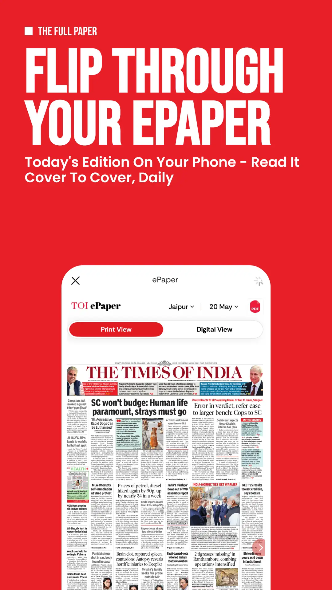 TOI Breaking News App & ePaper ekran görüntüsü 5