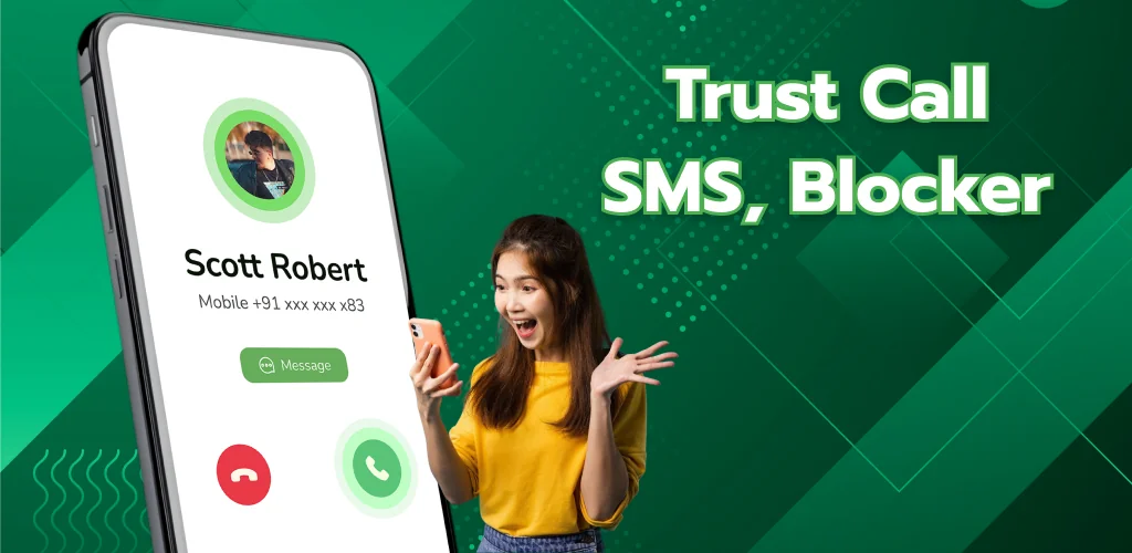 Trusted Call & SMS, Blocker application cover art for Android