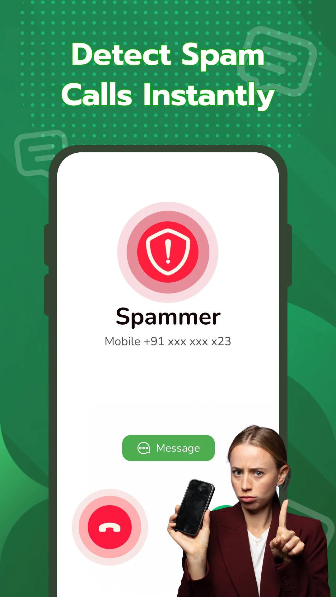 Capture d\'écran 2 de Trusted Call & SMS, Blocker