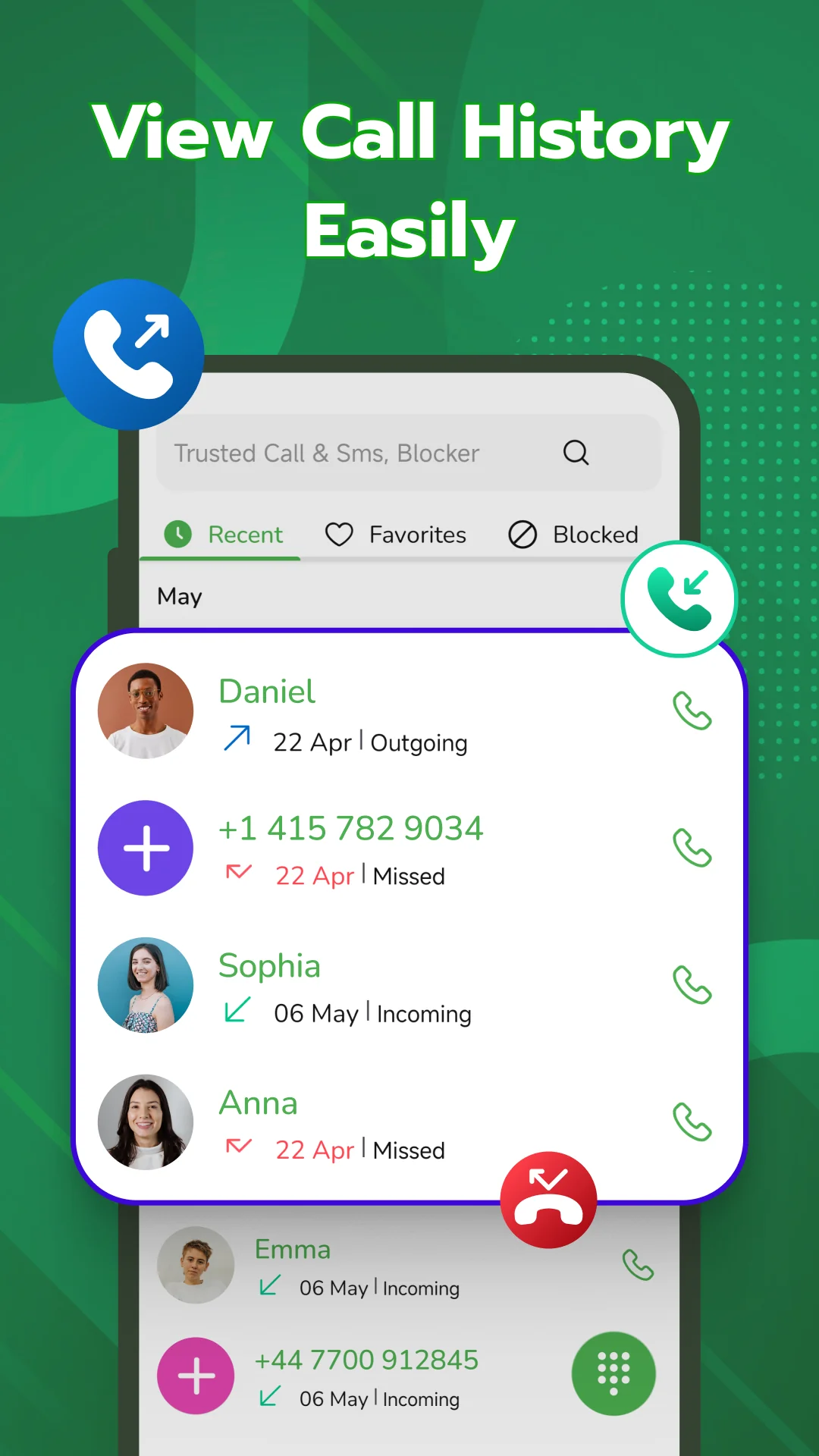 Capture d\'écran 5 de Trusted Call & SMS, Blocker