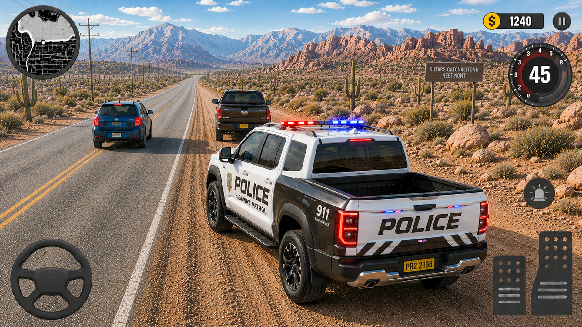 US Police Car Chase 3d 2026 स्क्रीनशॉट 1