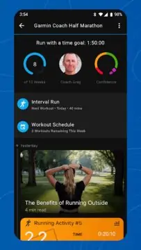 Скриншот Garmin Connect™ 6