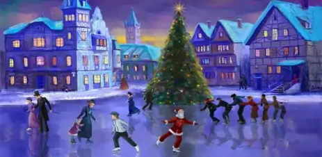 Poster Christmas Rink Live Wallpaper
