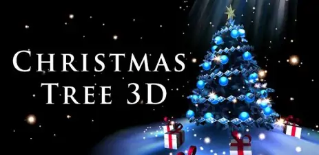 Poster Christmas Tree 3D