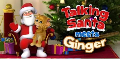 Poster Talking Santa meets Ginger
